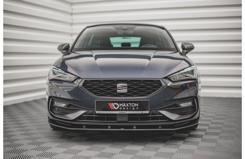 Street Pro Front Splitter Seat Leon FR Mk4 - Black
