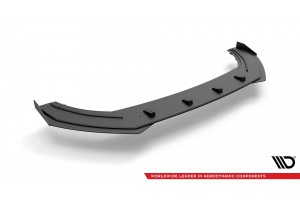 Street Pro Front Splitter + Flaps Seat Leon FR Mk4 - Black + Gloss Flaps