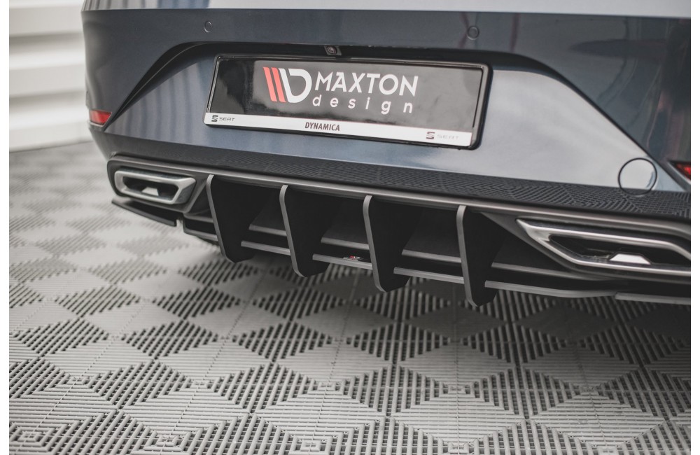 Street Pro Rear Diffuser Seat Leon FR Hatchback Mk4 - Black