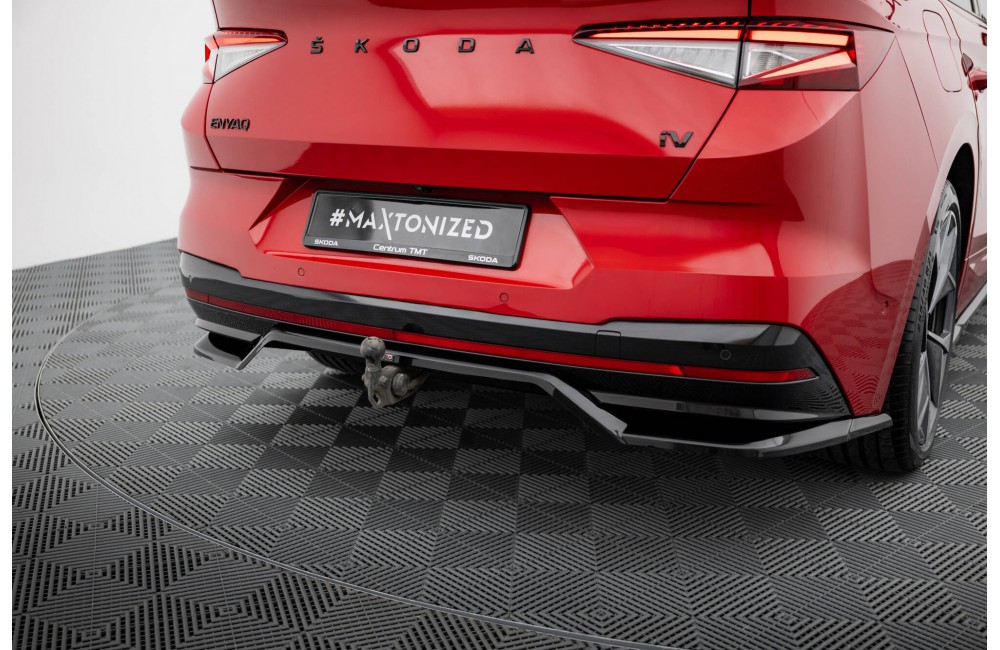 Rear Splitter (with vertical bars) Skoda Enyaq Coupe iV RS