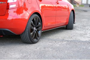 Side Skirts Diffusers Skoda Fabia RS Mk2