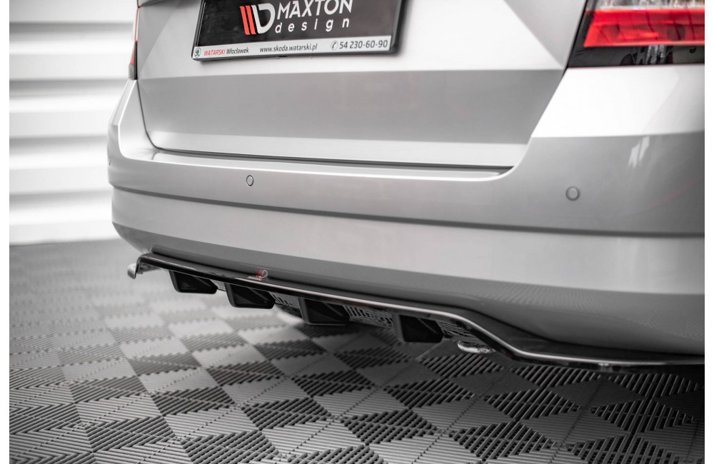 Rear Splitter (with vertical bars) Skoda Fabia Combi Mk3