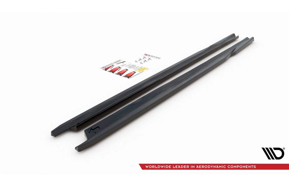 Side Skirts Diffusers Skoda Fabia Mk3