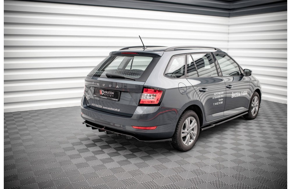 Rear Splitter (with vertical bars) Skoda Fabia Combi Mk3 Facelift