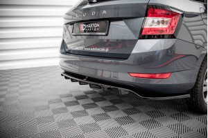 Rear Splitter (with vertical bars) Skoda Fabia Combi Mk3 Facelift