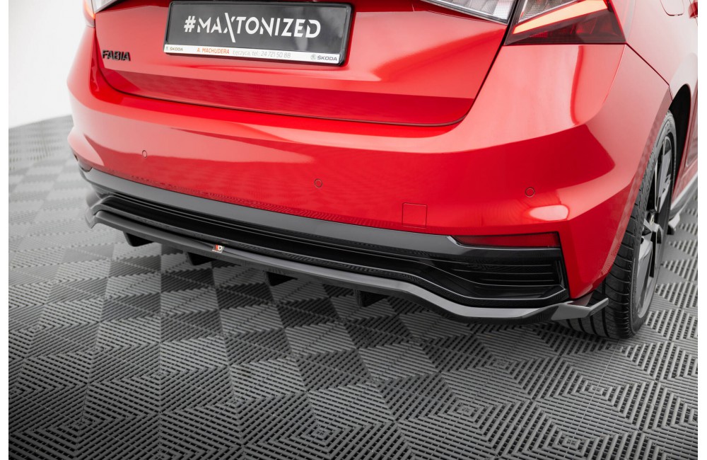 Rear Splitter (with vertical bars) Skoda Fabia Monte Carlo Mk4