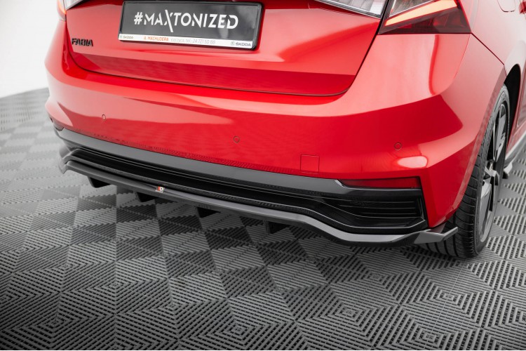 Πίσω Splitter (με κάθετους στύλους) Skoda Fabia Monte Carlo Mk4