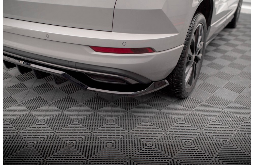 Rear Splitter (with vertical bars) Skoda Karoq Sportline Mk1 Facelift