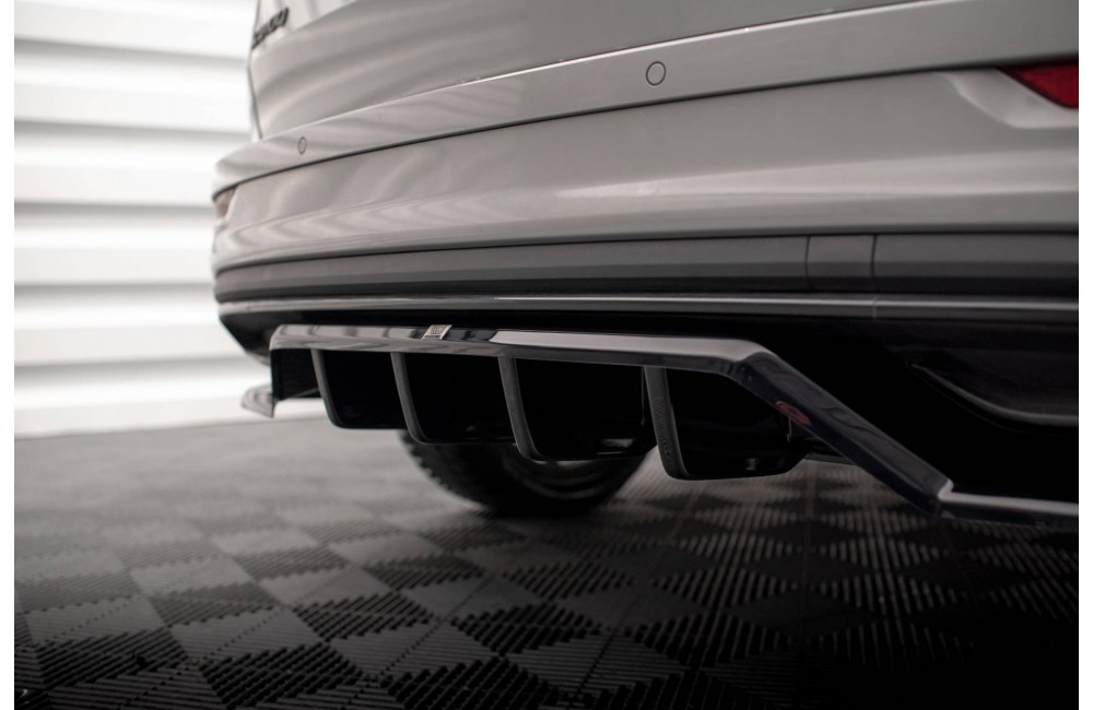 Rear Splitter (with vertical bars) Skoda Karoq Sportline Mk1 Facelift