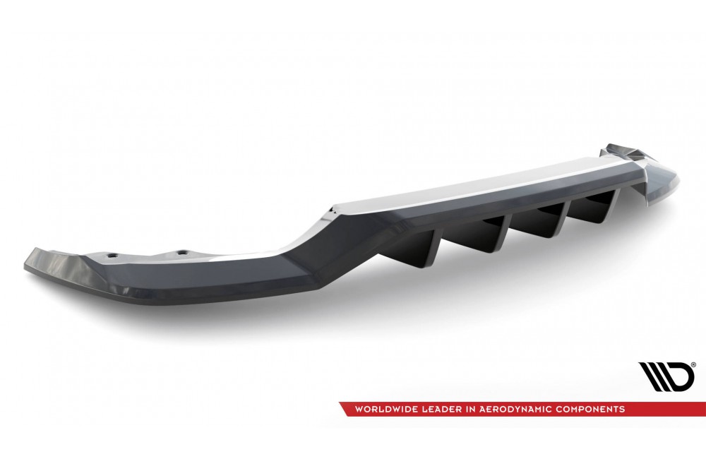 Rear Splitter (with vertical bars) Skoda Karoq Sportline Mk1 Facelift
