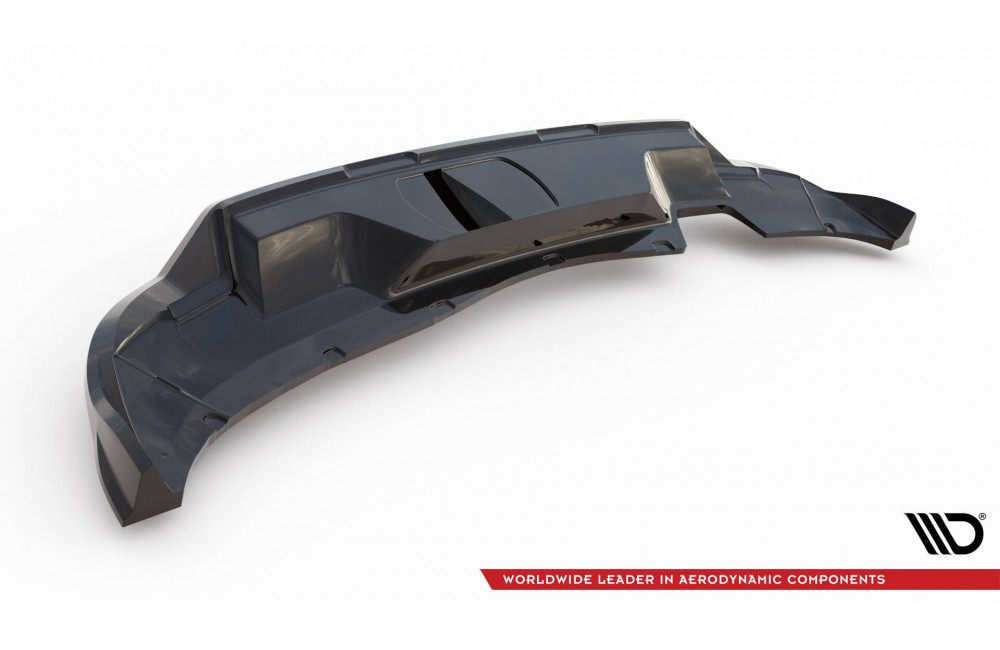 Rear Splitter (with vertical bars) Skoda Kamiq Monte Carlo Mk1 Facelift