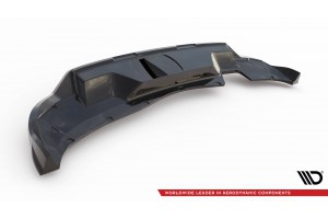 Rear Splitter (with vertical bars) Skoda Kamiq Monte Carlo Mk1 Facelift