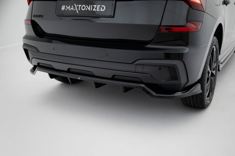 Πίσω Splitter (με κατακόρυφες ράβδους) Skoda Kamiq Monte Carlo Mk1 Facelift