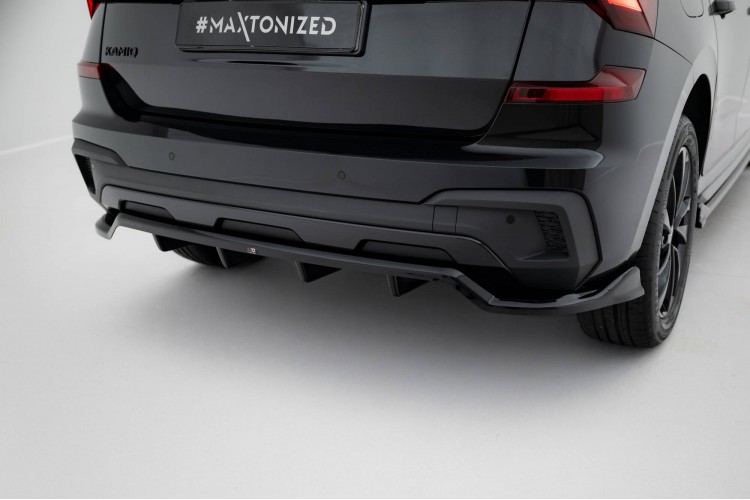 Πίσω Splitter (με κατακόρυφες ράβδους) Skoda Kamiq Monte Carlo Mk1 Facelift