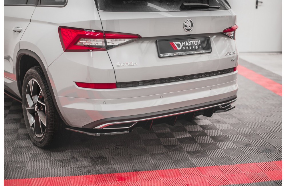 Rear Side Splitters Skoda Kodiaq Sportline Mk1 / Mk1 Facelift