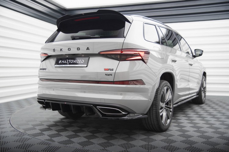 Πίσω Splitter (με κατακόρυφες ράβδους) Skoda Kodiaq RS Mk1 / Mk1 Facelift