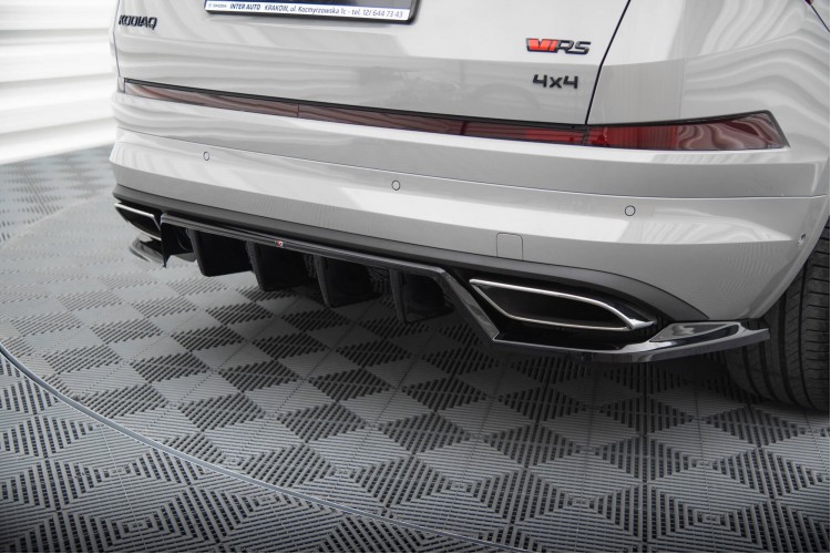 Πίσω Splitter (με κατακόρυφες ράβδους) Skoda Kodiaq RS Mk1 / Mk1 Facelift