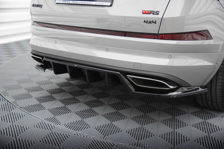 Πίσω Splitter (με κατακόρυφες ράβδους) Skoda Kodiaq RS Mk1 / Mk1 Facelift