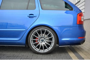 Rear Side Splitters Skoda Octavia RS Mk2 / Mk2 FL Sedan / Combi