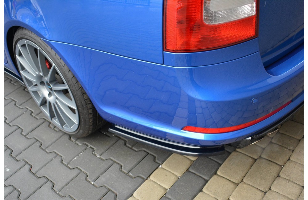 Rear Side Splitters Skoda Octavia RS Mk2 / Mk2 FL Sedan / Combi