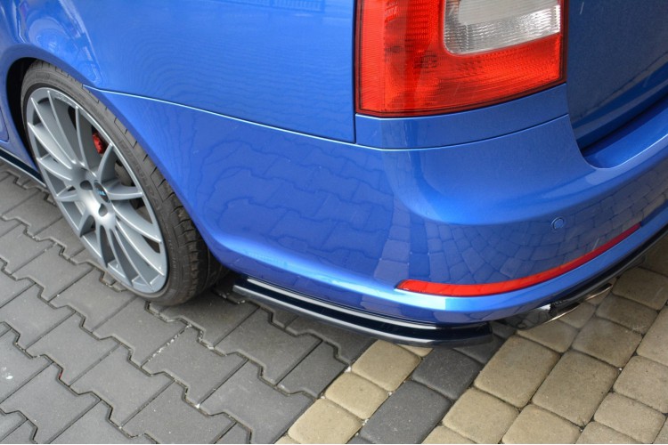 Πίσω Πλευρικοί Splitters Skoda Octavia RS Sedan / Combi Mk2 / Mk2 Facelift