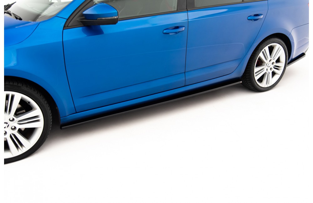 Side Skirts Diffusers Skoda Octavia RS Hatchback / Combi Mk3 / Mk3 Facelift