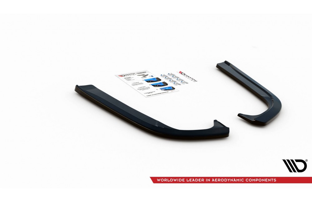 Rear Side Splitters Skoda Octavia Mk3 Facelift