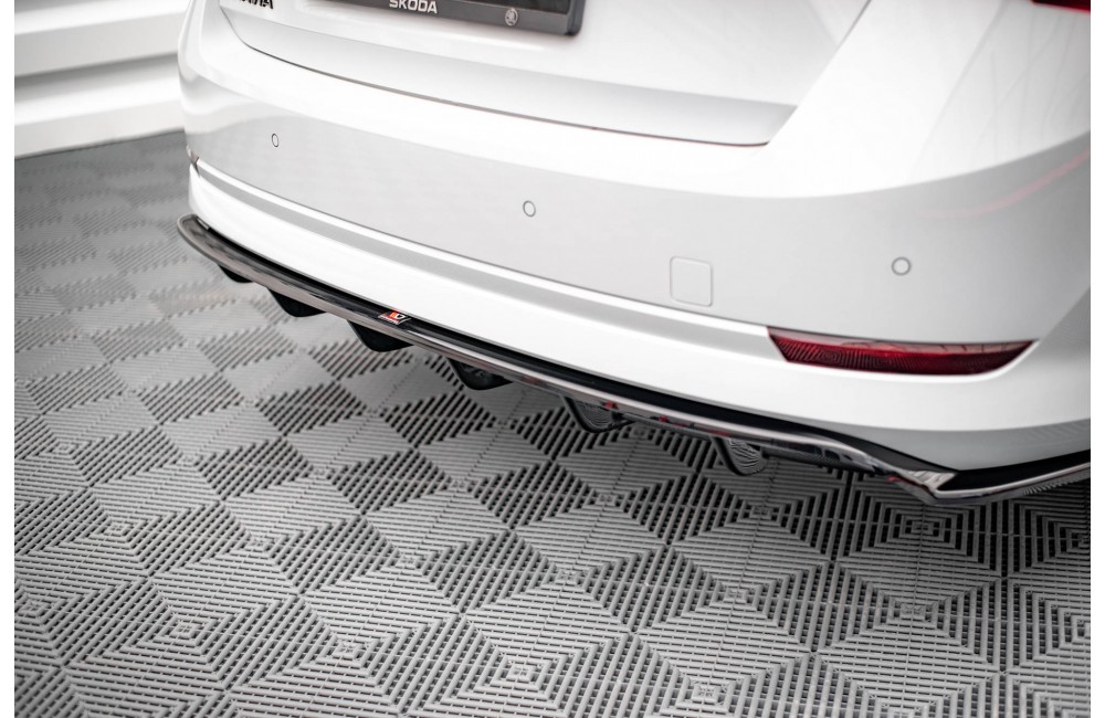 Rear Splitter (with vertical bars) Skoda Octavia Mk4
