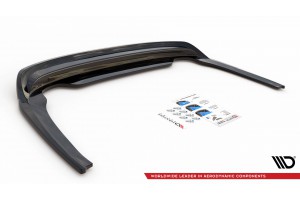 Rear Splitter (with vertical bars) Skoda Octavia Mk4