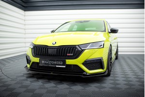 Front Splitter V.2 + Flaps Skoda Octavia RS Mk4