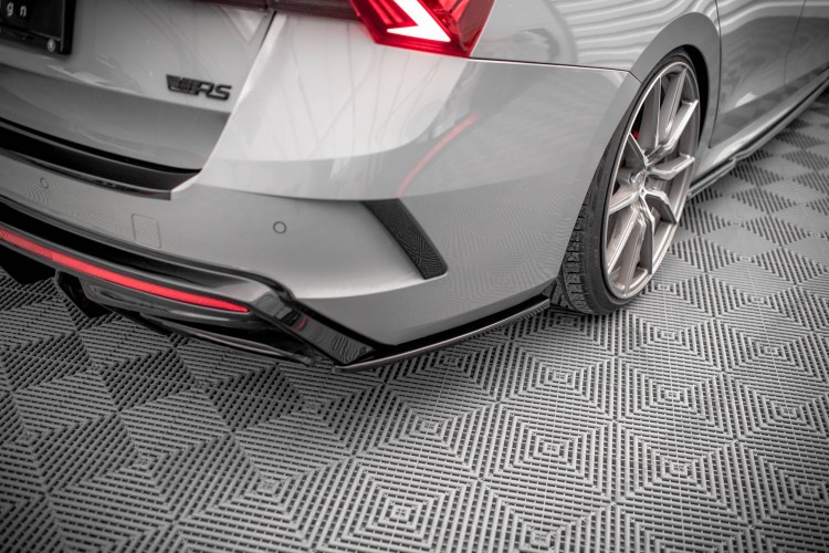 Πίσω Πλευρικοί Splitters V.3 Skoda Octavia RS Liftback / Combi Mk4 Facelift
