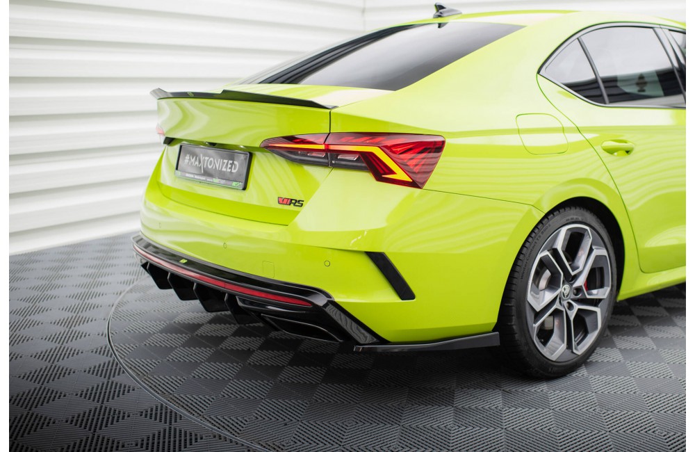 Rear Side Splitters V.4 Skoda Octavia RS Mk4