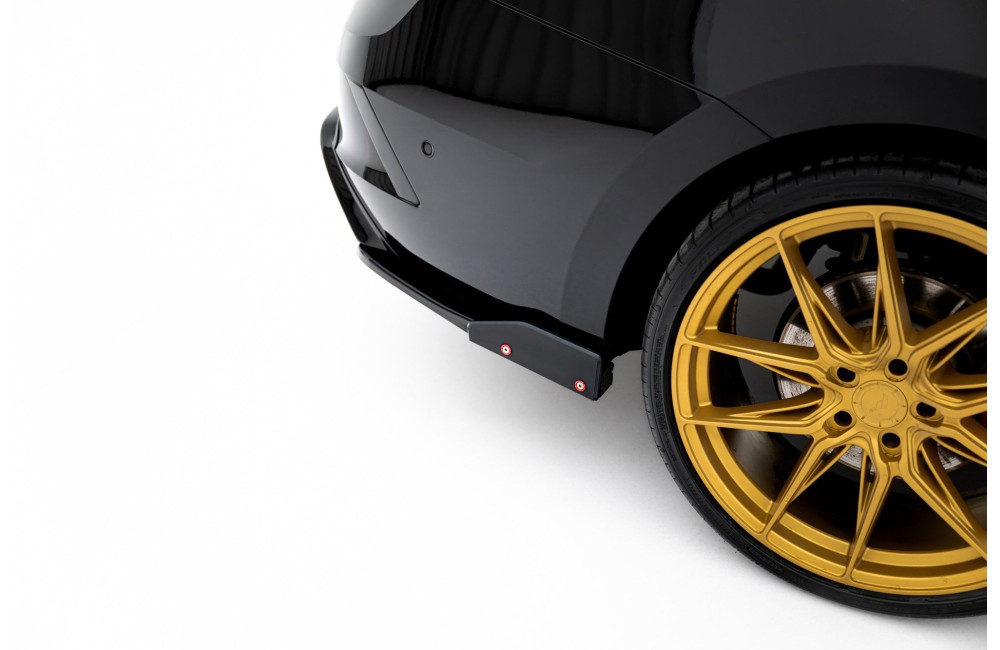 Rear Side Splitters V.4 + Flaps Skoda Octavia RS Combi / Liftback Mk4 / Mk4 Facelift