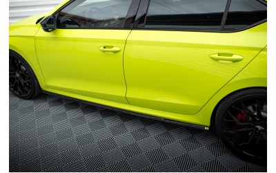Side Skirts Diffusers V.1 Skoda Octavia RS Liftback / Combi Mk4 Facelift