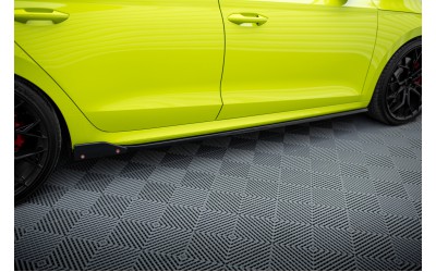 Side Skirts Diffusers V.2 + Flaps Skoda Octavia RS Liftback / Combi Mk4 Facelift