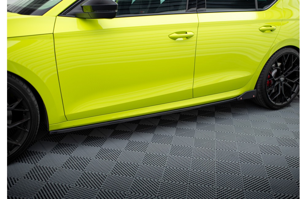 Side Skirts Diffusers V.2 + Flaps Skoda Octavia RS Mk4 Side Skirts Diffusers V.2 + Flaps Skoda Octavia RS Mk4