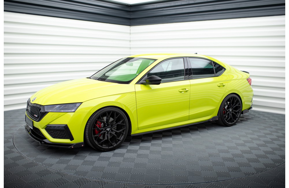 Side Skirts Diffusers V.2 + Flaps Skoda Octavia RS Mk4 Side Skirts Diffusers V.2 + Flaps Skoda Octavia RS Mk4