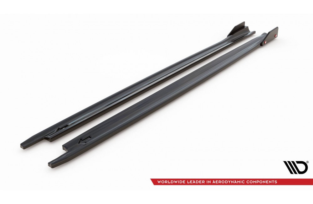 Side Skirts Diffusers V.2 + Flaps Skoda Octavia RS Liftback / Combi Mk4 Facelift Side Skirts Diffusers V.2 + Flaps Skoda Octavia RS Liftback / Combi Mk4 Facelift