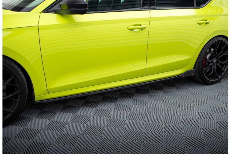 Πλαϊνά μαρσπιέ Diffusers V.2 + Flaps Skoda Octavia RS Liftback / Combi Mk4 Facelift
