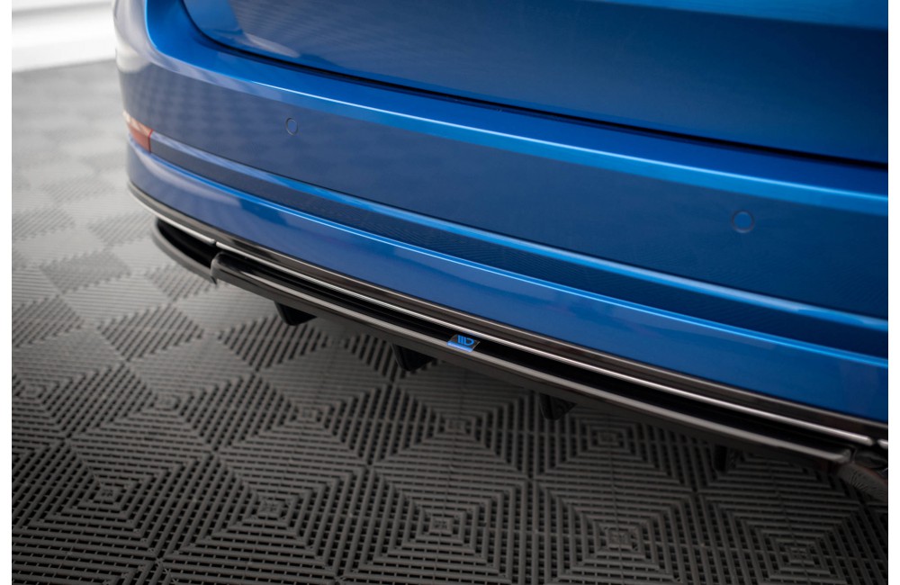 Rear Splitter (with vertical bars) Skoda Octavia Sportline Mk4