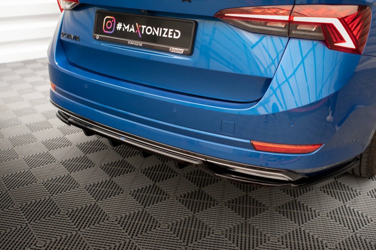 Πίσω Splitter (με κατακόρυφες ράβδους) Skoda Octavia Sportline Mk4