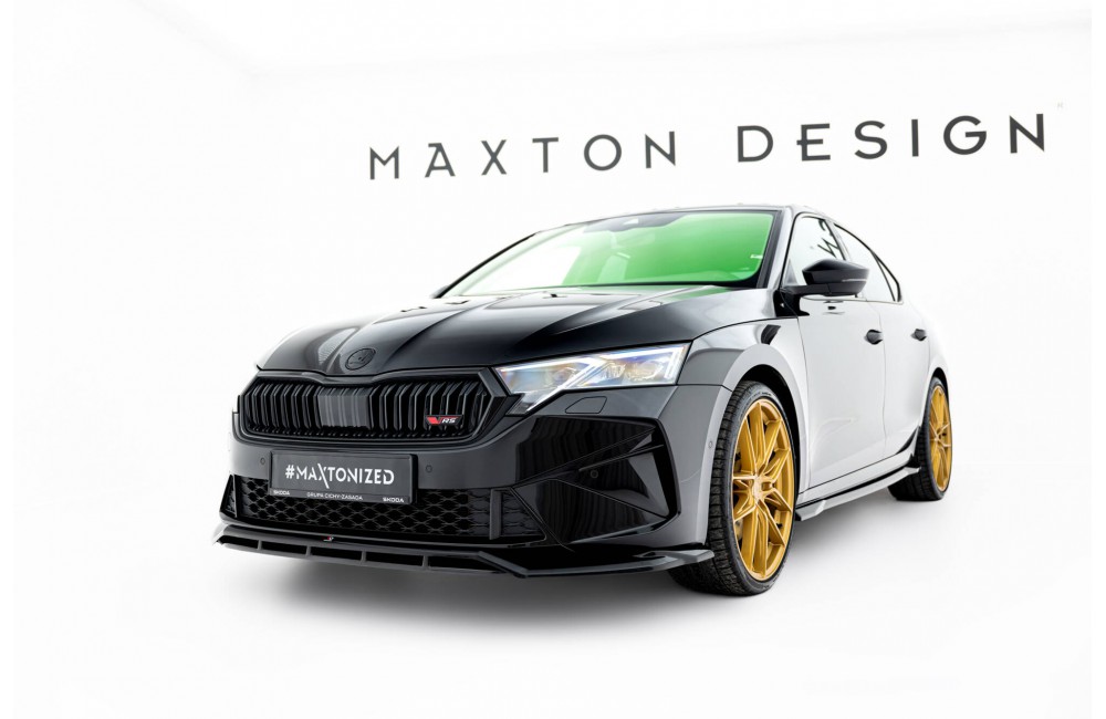 Front Splitter V.1 Skoda Octavia RS Liftback / Combi Mk4 Facelift