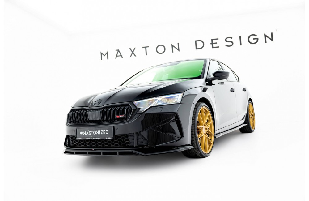 Front Splitter V.1 Skoda Octavia RS Liftback / Combi Mk4 Facelift