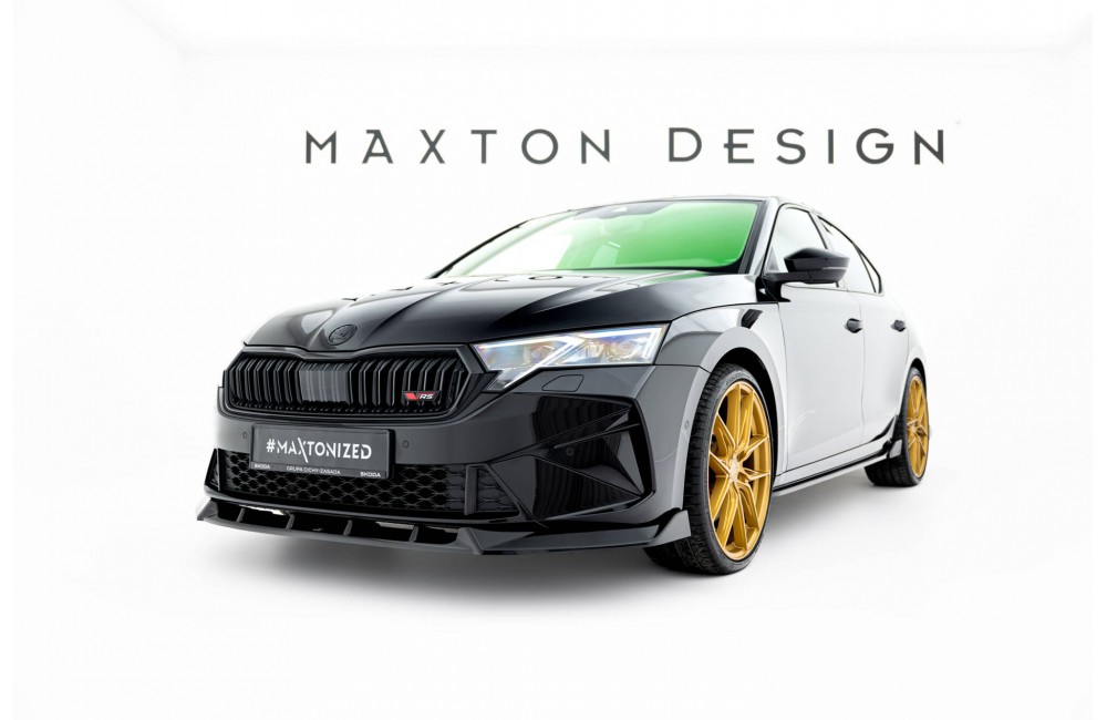 Front Splitter V.2 Skoda Octavia RS Liftback / Combi Mk4 Facelift