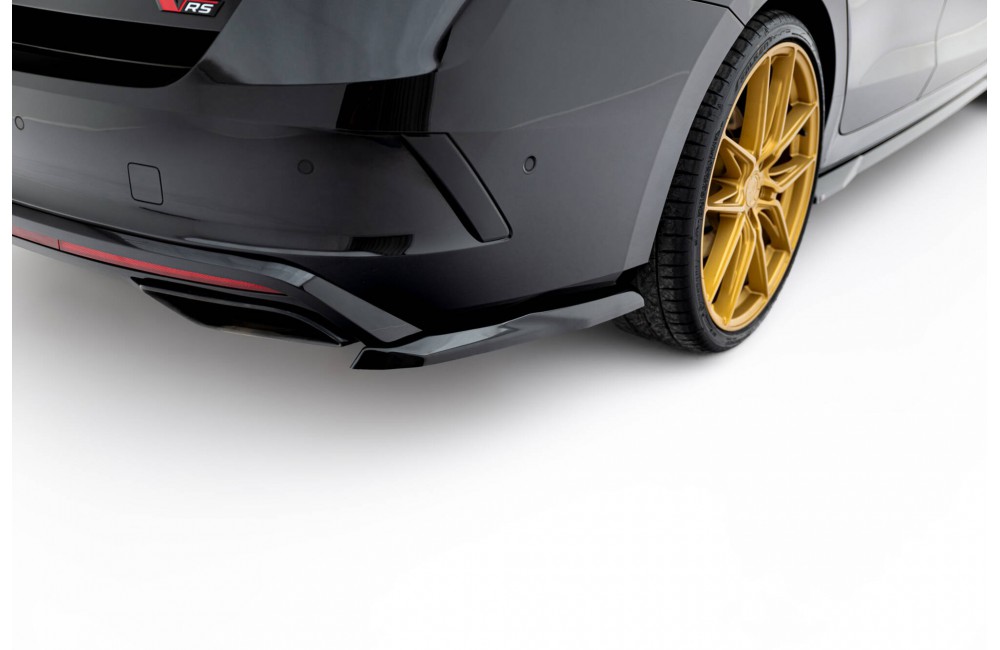 Rear Side Splitters V.5 Skoda Octavia RS Liftback / Combi Mk4 / Mk4 Facelift