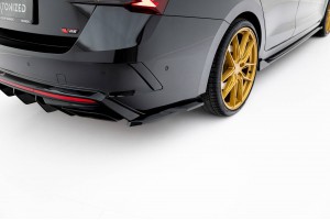 Rear Side Splitters V.7 Skoda Octavia RS Liftback / Combi Mk4 Facelift