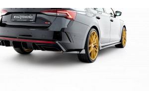 Rear Side Splitters V.8 Skoda Octavia RS Liftback / Combi Mk4 Facelift