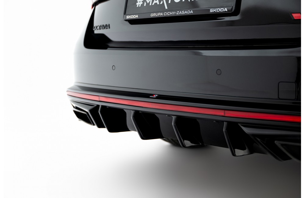 Set of Splitters Skoda Octavia RS Liftback Mk4 Facelift