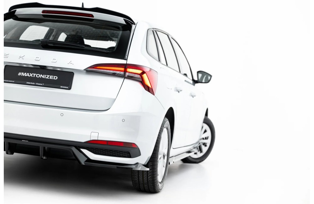 Rear Splitter (with vertical bars) Skoda Scala Mk1 Facelift