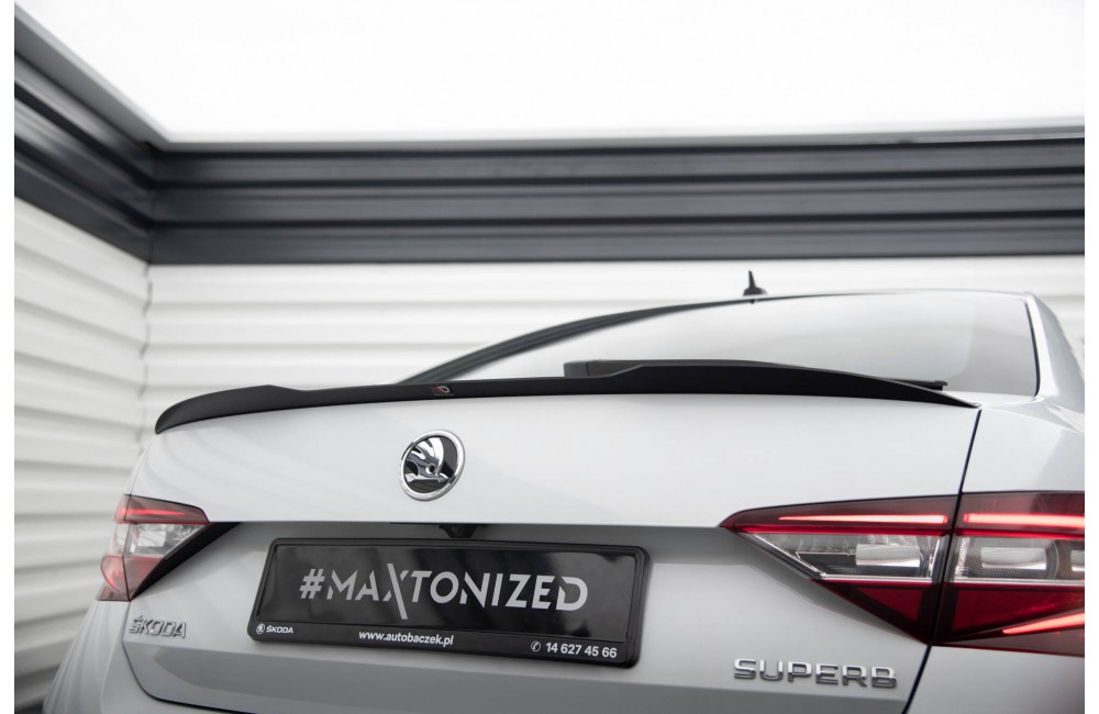 Spoiler Cap V.2 Skoda Superb Liftback Mk3 / Mk3 Facelift Spoiler Cap V.2 Skoda Superb Liftback Mk3 / Mk3 Facelift